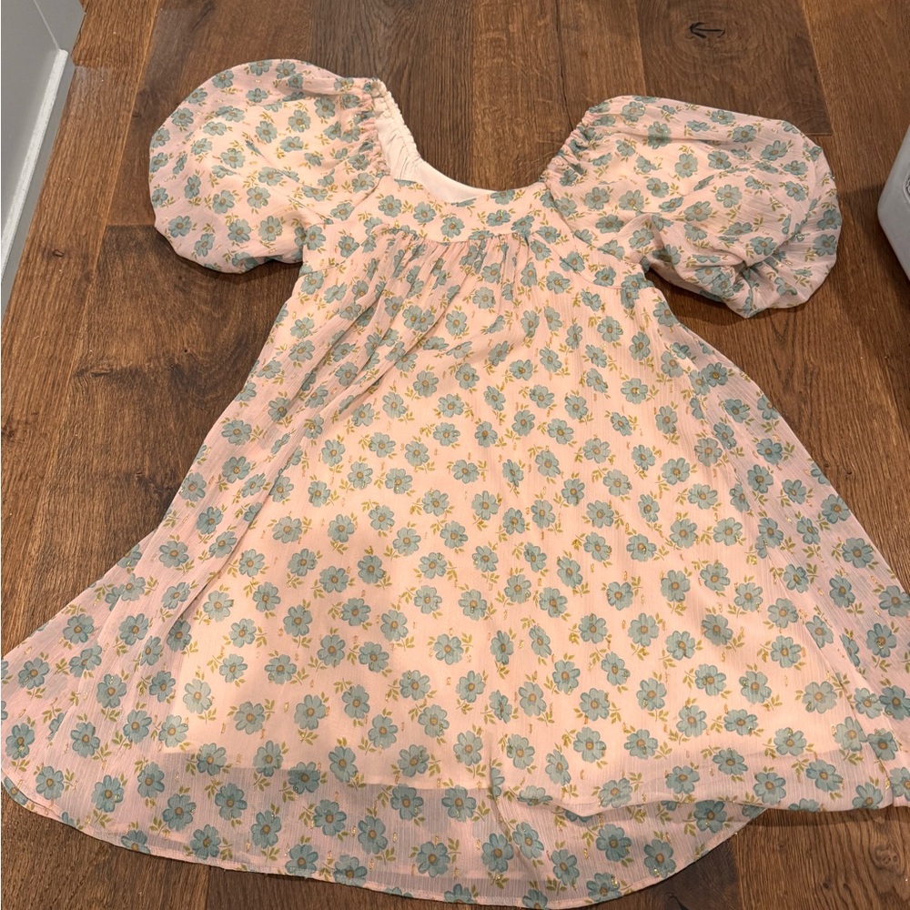 Zara Pink Puff Sleeve Sundress